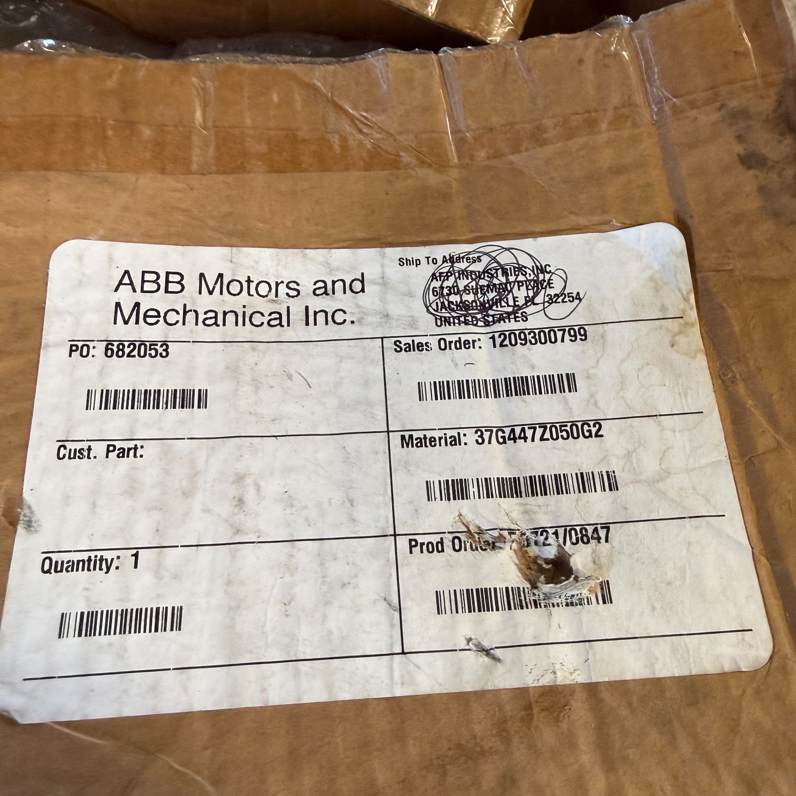 Baldor Electric Industrial Motor 215TYZ | 10HP 208-230/460 ABB Motors