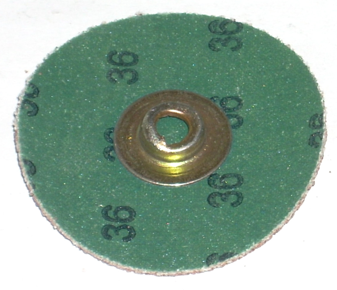 50 Standard Abrasives 2″ Quick Change Sanding Discs Type S 36 Grit A/O 2-Ply