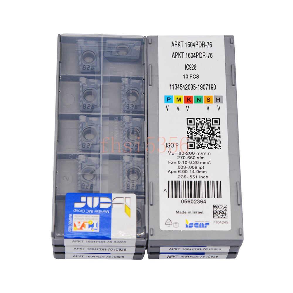 60pcs(6boxes) ISCAR APKT1604PDR-76 IC928 carbide inserts