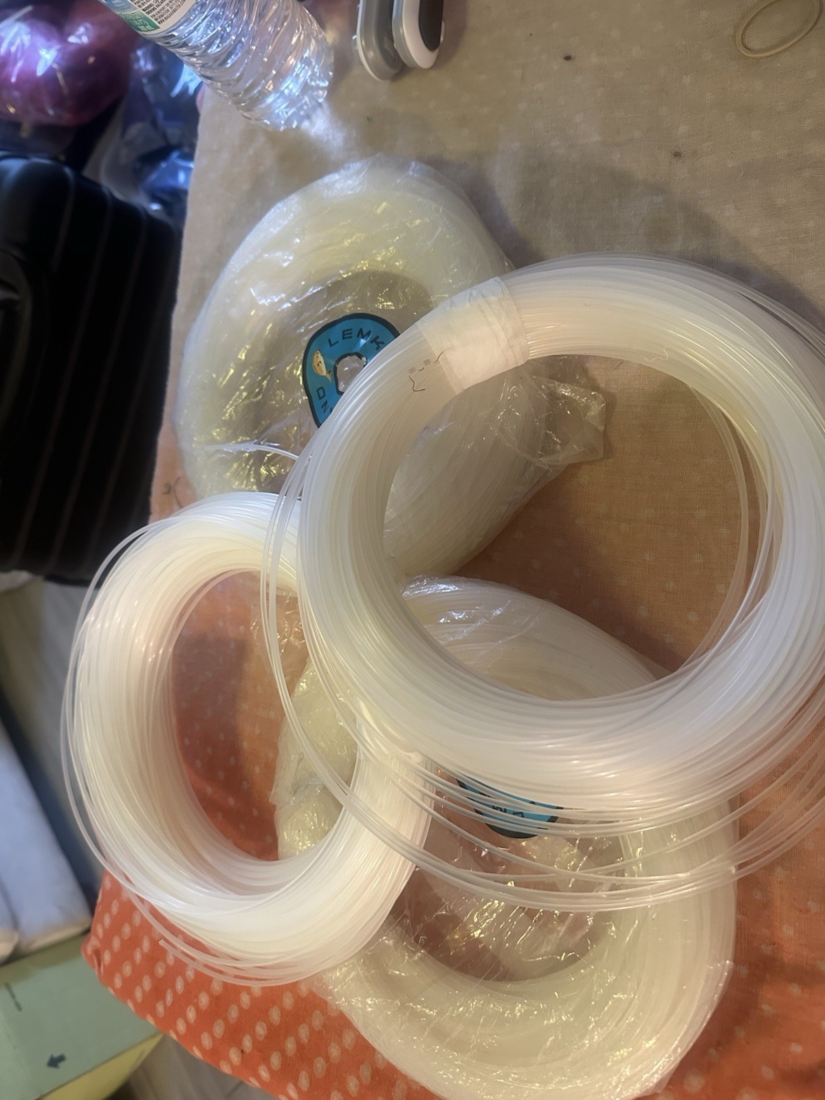 LEMKAE Bulk Hose Tubing Coils Clear Bulk Hose Tubing for Various Applications
