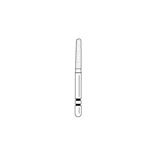 Abrasive Technology Two Striper FG 783.8 Round End Taper Coarse Diamond Burs 5Pk