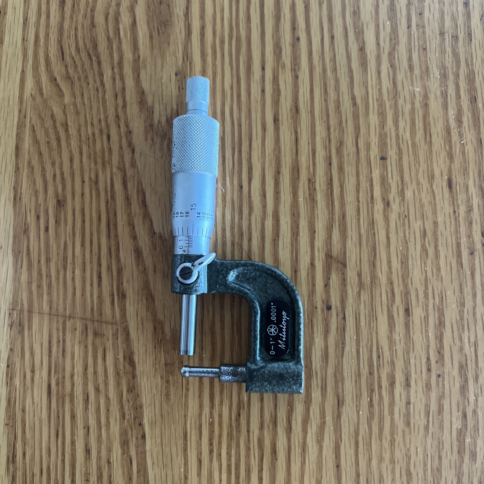 Mitutoyo 115-313 Tube Micrometer 0-1” .0001” Carbide Faces Ratchet Stop w/ Case