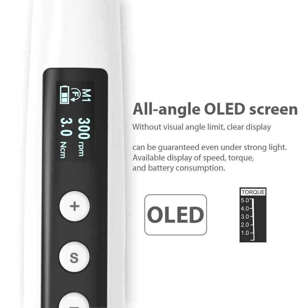 Woodpecker Dental E COM+，Apex Locator Radar Pro Endo Motor Built-in Brushless