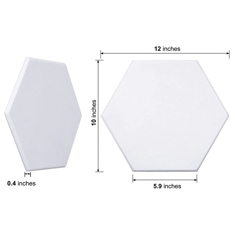 18pcs Self Adhesive Acoustic Plates, Soundproof Wall Plates, 30.5 X 258918-