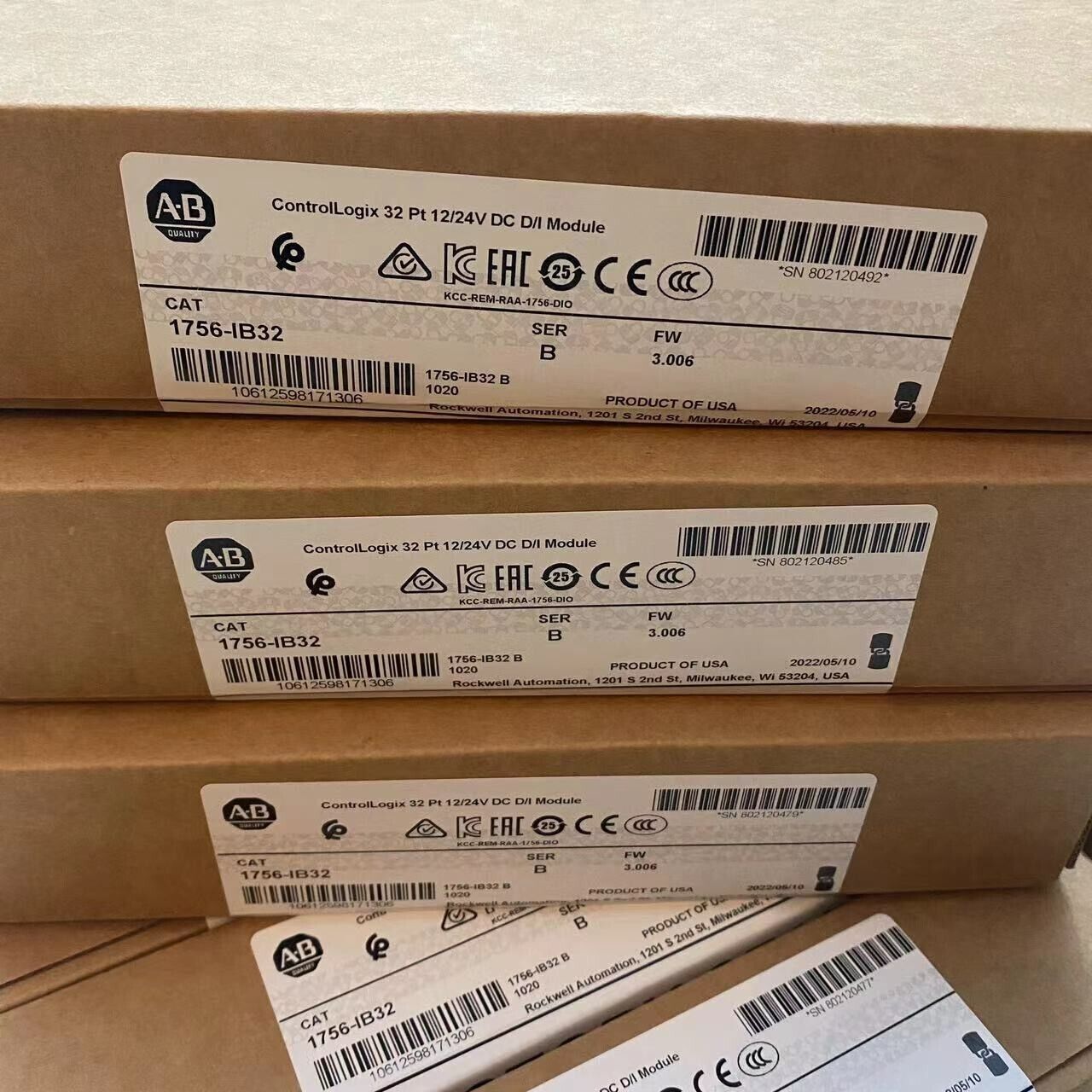 New Sealed Allen-Bradley 1756-IB32 AB 1756IB32 ControlLogix 32 Pt D/I Module