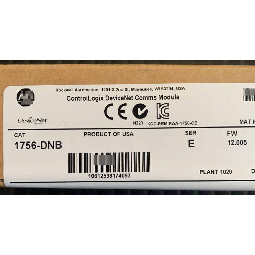 AB 1756-DNB ControlLogix DeviceNet Comms Module 1756DNB