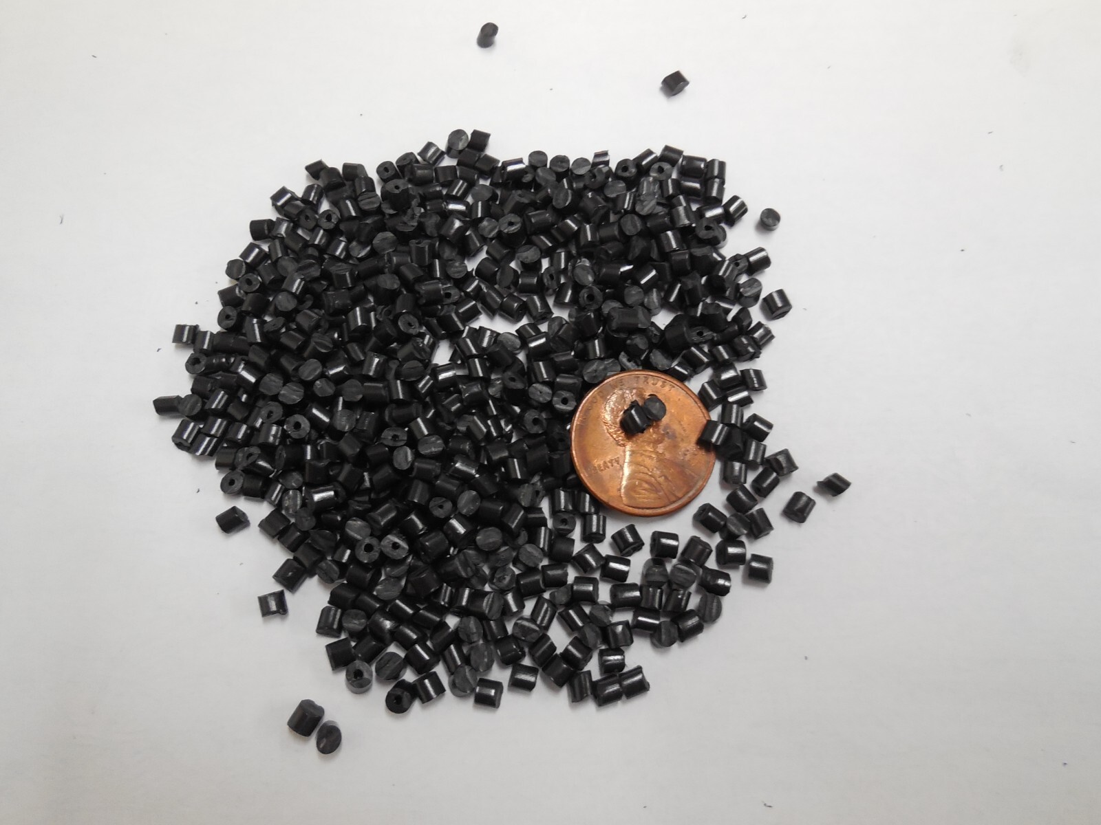 HIPS Plastic Pellets Polystyrene Resin Material Injection Molding Black 10 Lbs