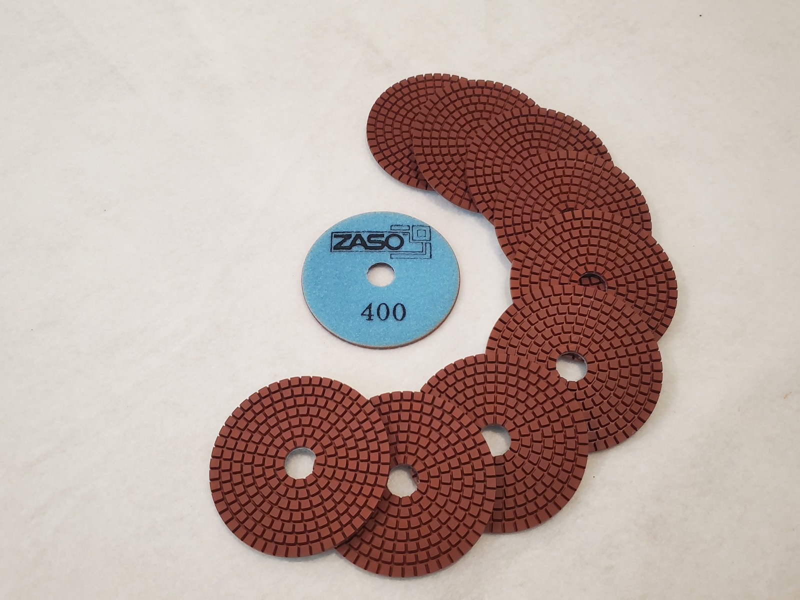 Diamond Polishing Pads Kit Wet/Dry for Granite Marble Stone – 4″ – YOU PICK