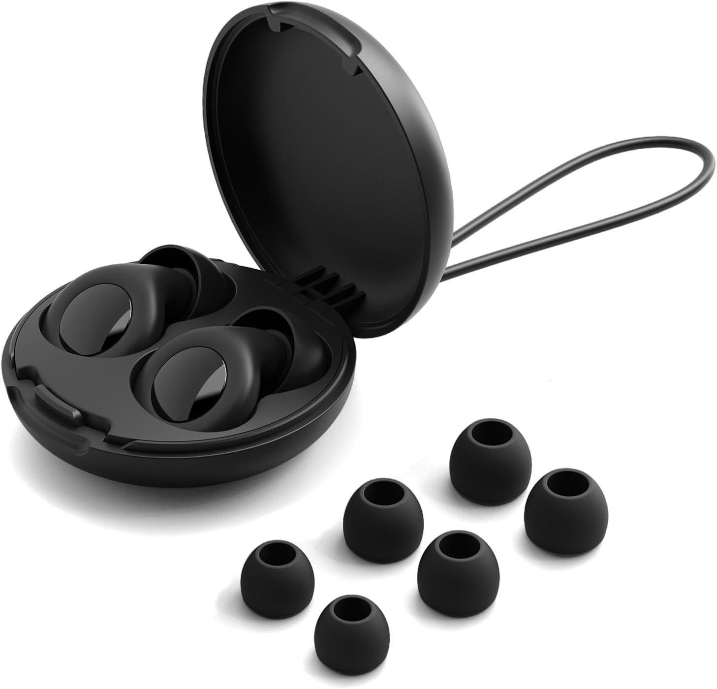 Ear Plugs for Sleeping Noise Cancelling – 30dB Reusable Silicone Earplugs with 8