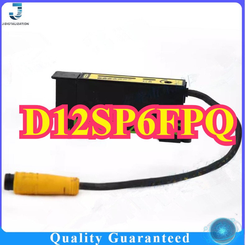 D12SP6FPQ 1PCS New in Box BANNER Fiber Optic Amplifier Sensor One-year Warranty