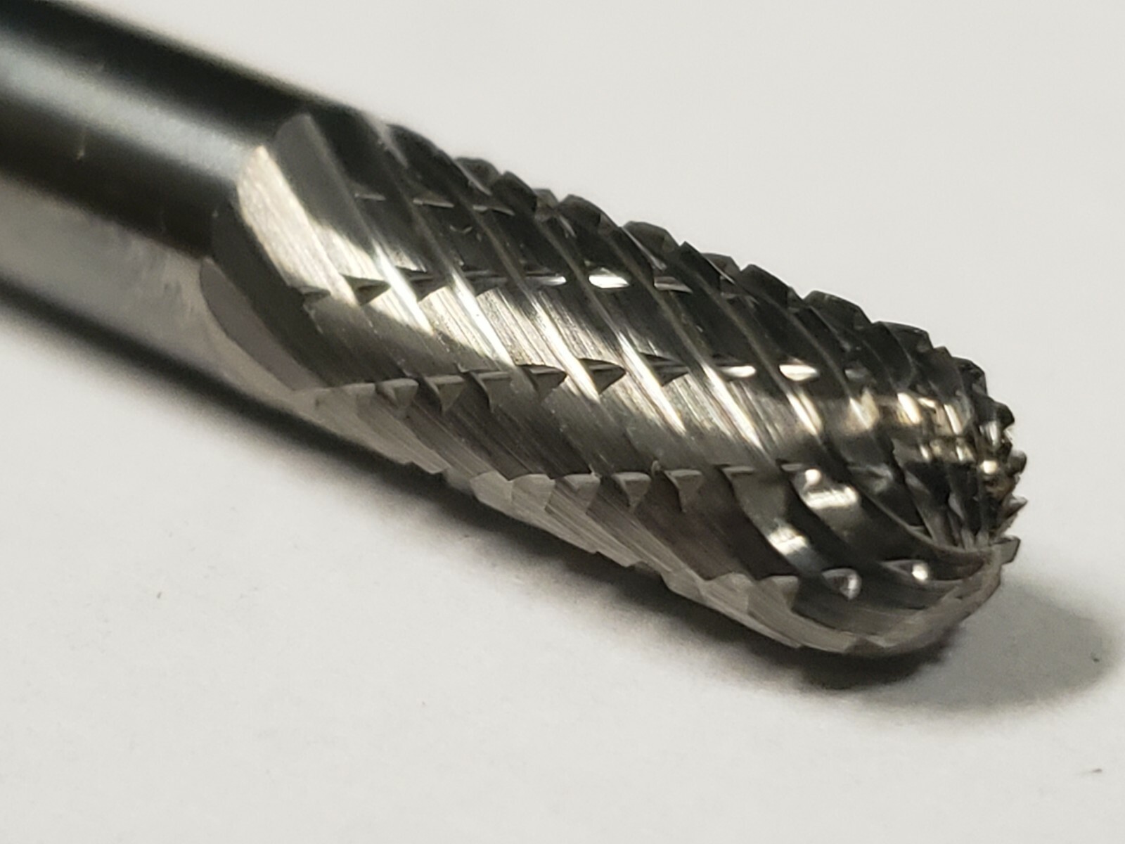 SC1D Cylindrical Cut Tungsten Carbide Burr Bur Cutting Tool Die Grinder Bit 1/4″