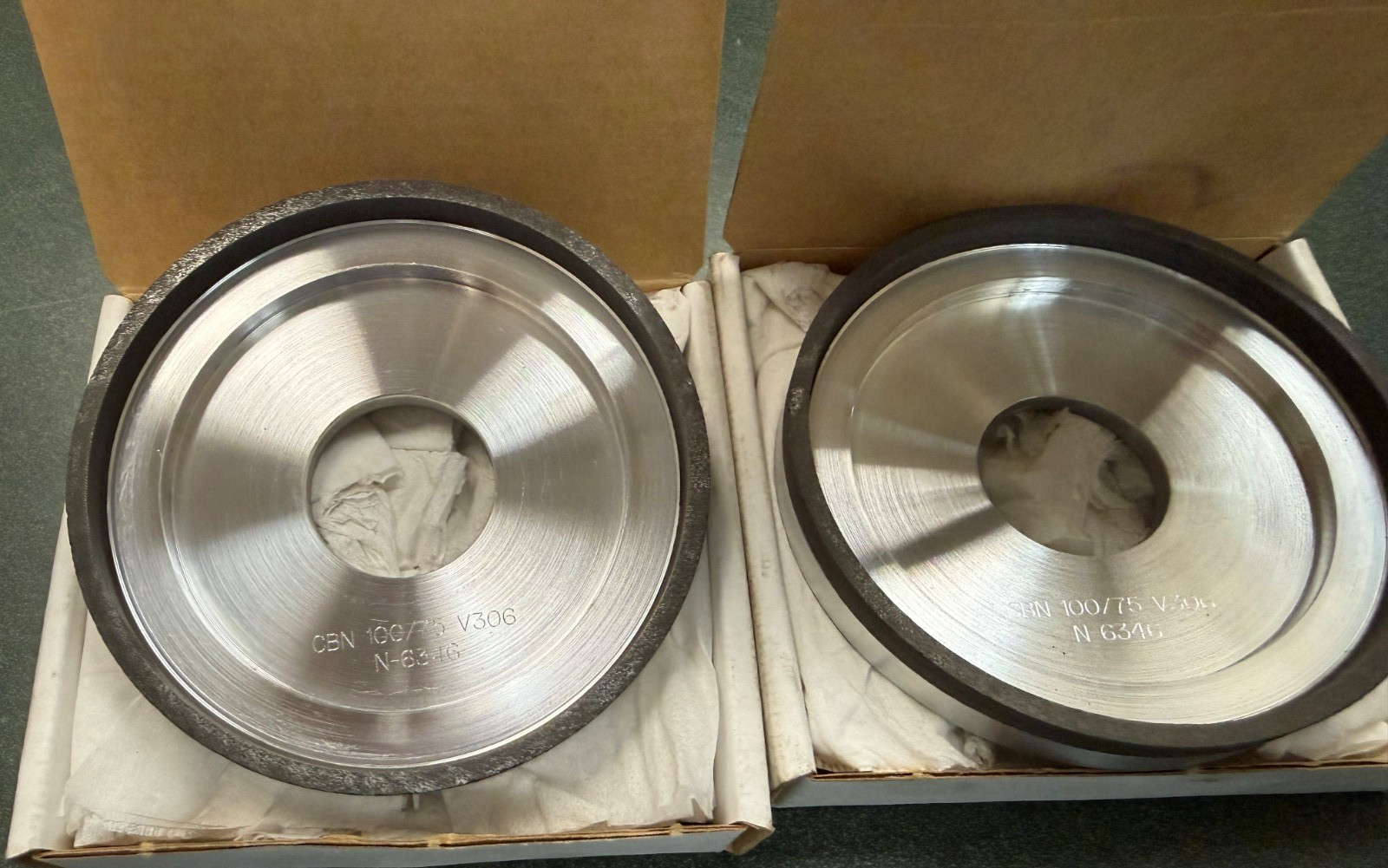 CBN 100/75 V306 1/8 X 1/4 Bond Grinding Wheel