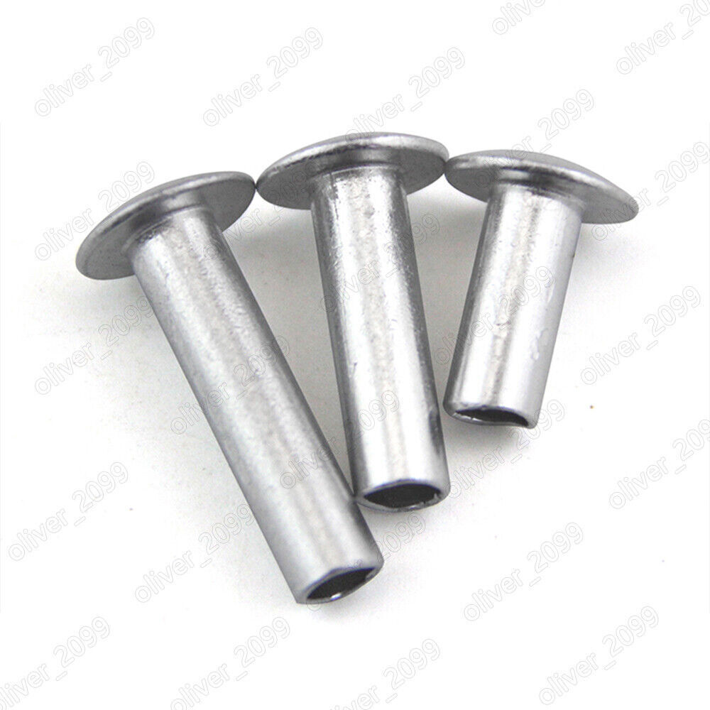Aluminum Oval Head Semi Tubular Rivets M2 M2.5 M3 M4 M5 M6