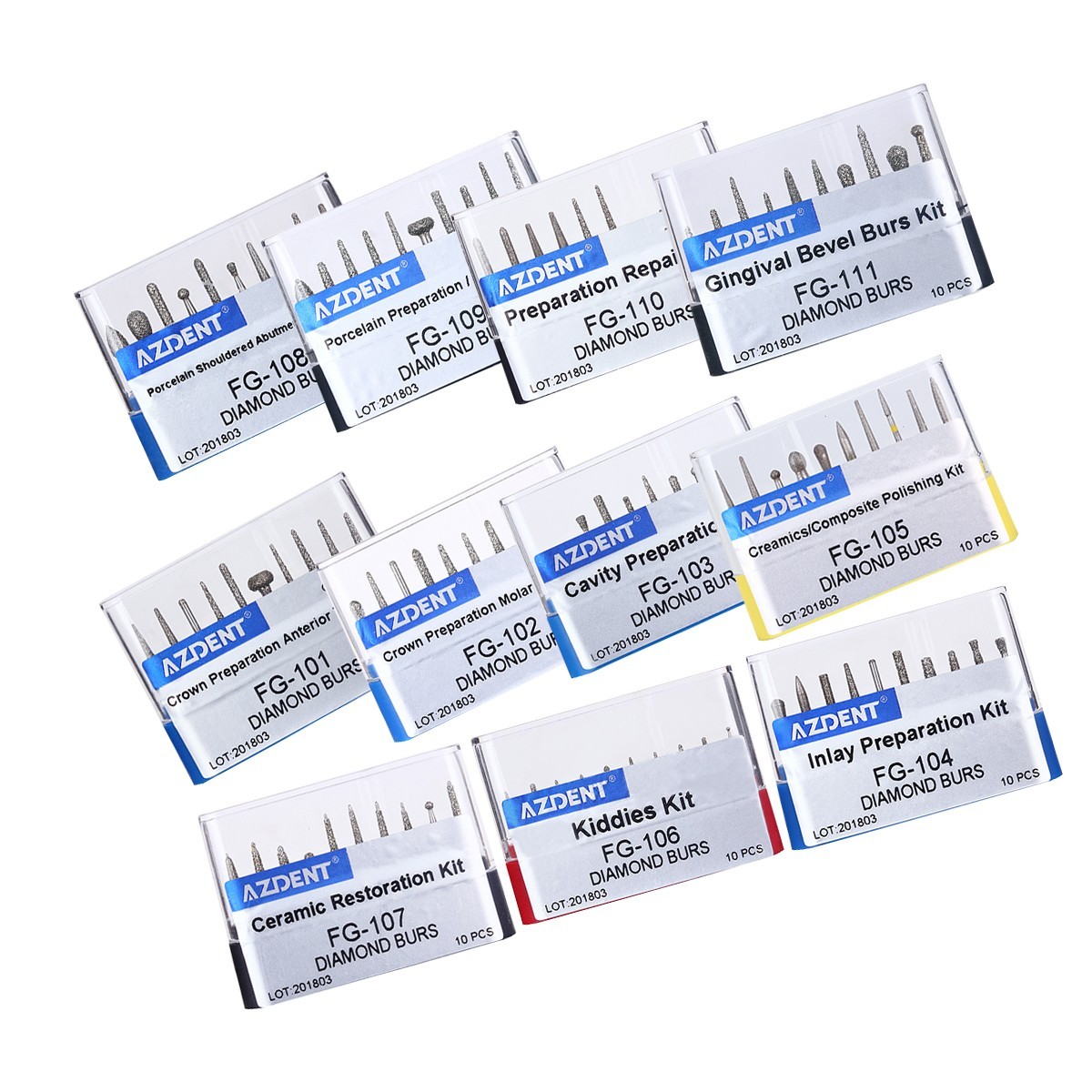 Dental LED E-generator High Speed Handpiece /FG Diamond Burs Polishing