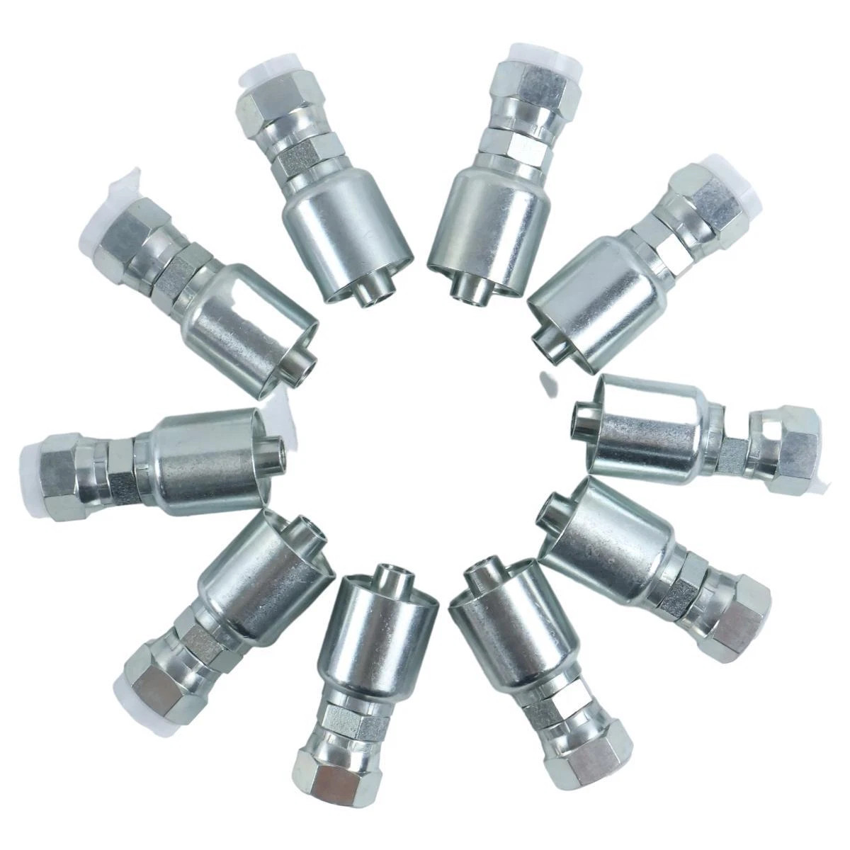 10X Hydraulic Hose Fitting 1/2″ Flat Face 1JS43 8-8 for Parker 43 Series Replace