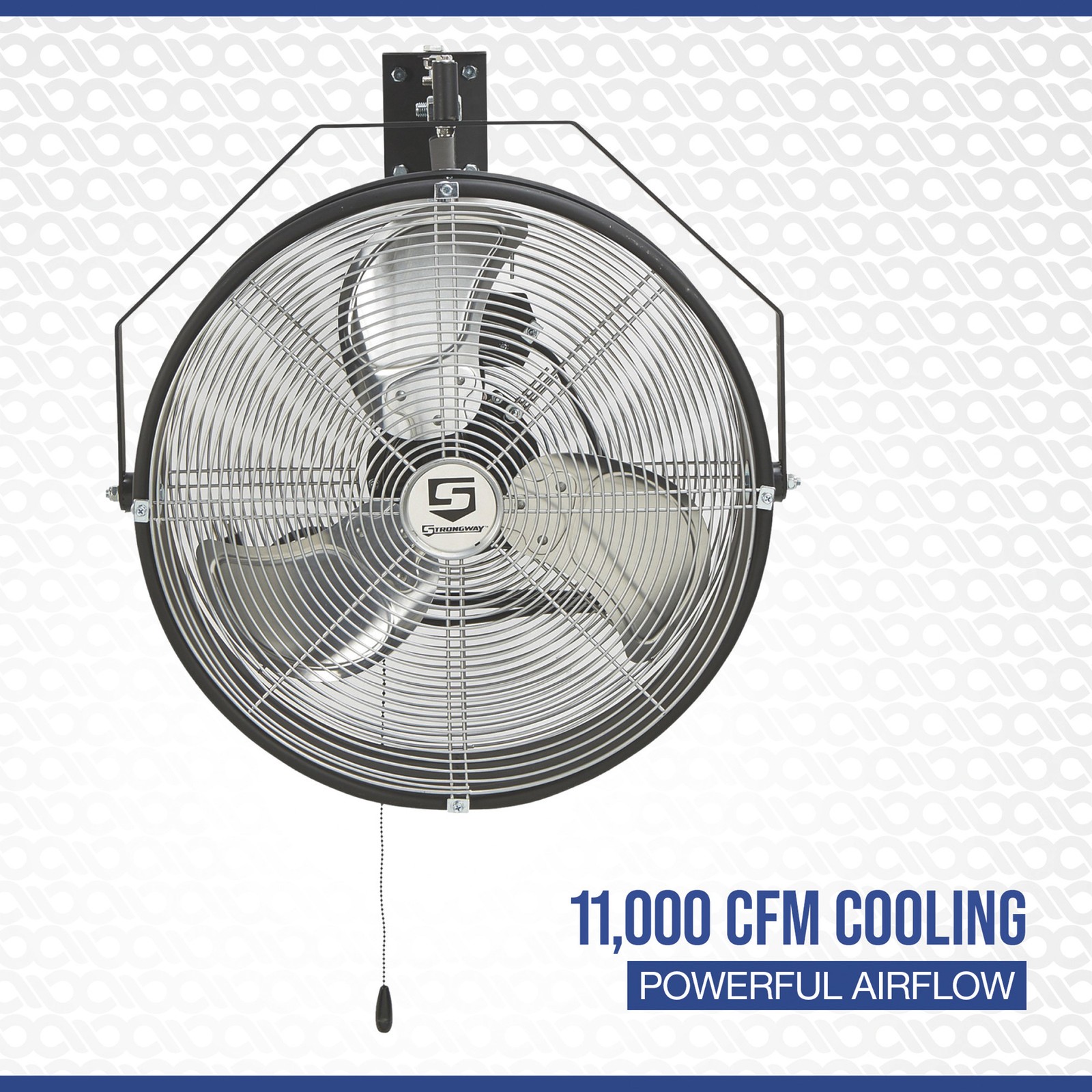 Strongway 18in. Garage Bay Fan, 3300 CFM, 1/12 HP