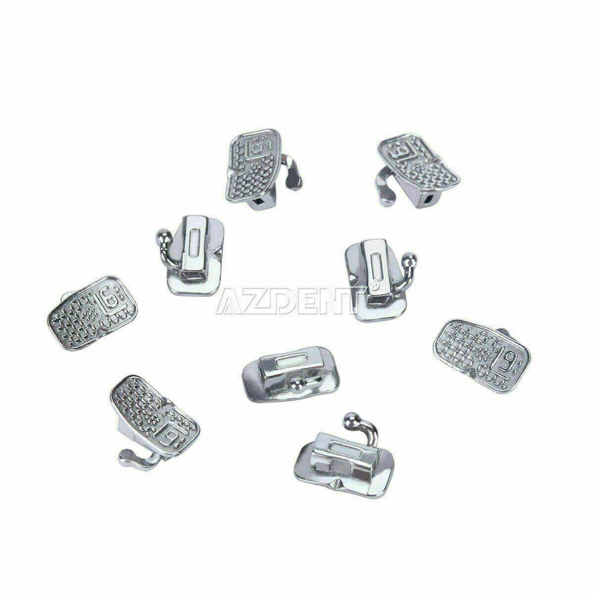 50sets Dental Orthodontic Bondable Buccal Tubes 1st Molar Mono Non-Conv 200pcs