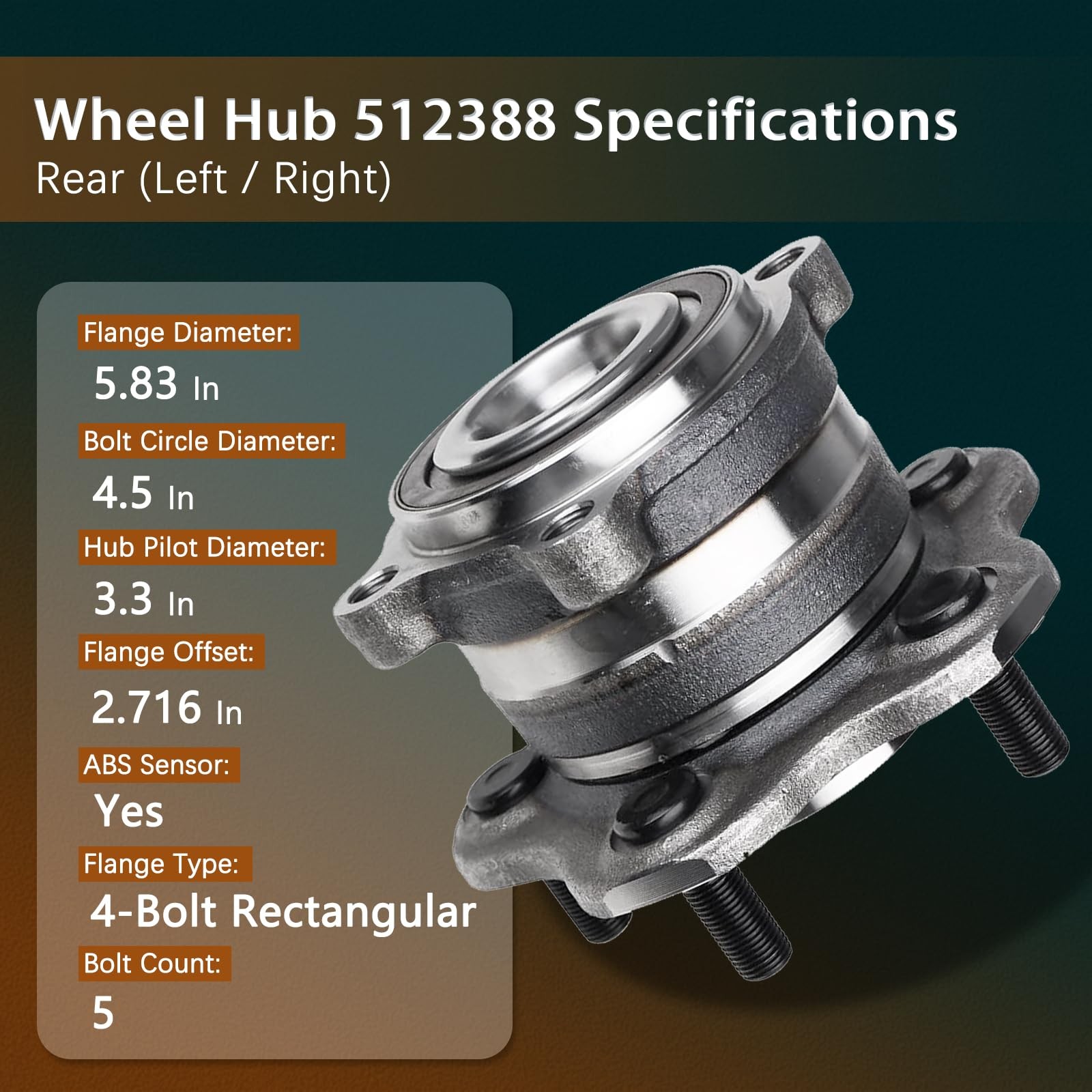 11.65″ Front 11.48″ Rear Brake Kit 07-18 Nissan Altima Pads Rotors Wheel Hub