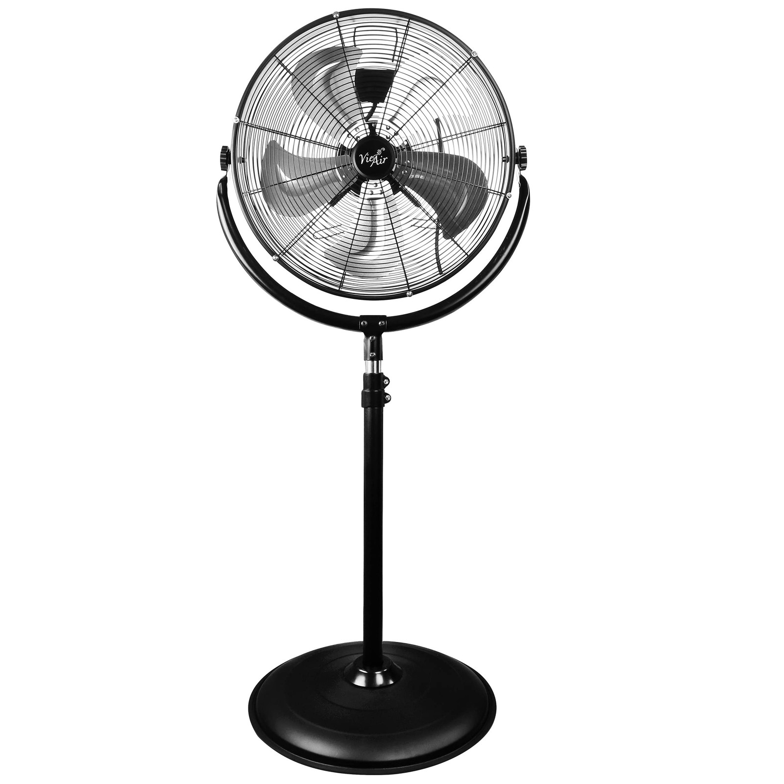 Vie Air 20″ Industrial Heavy Duty Powerful and Quiet Metal High Velocity 360 …