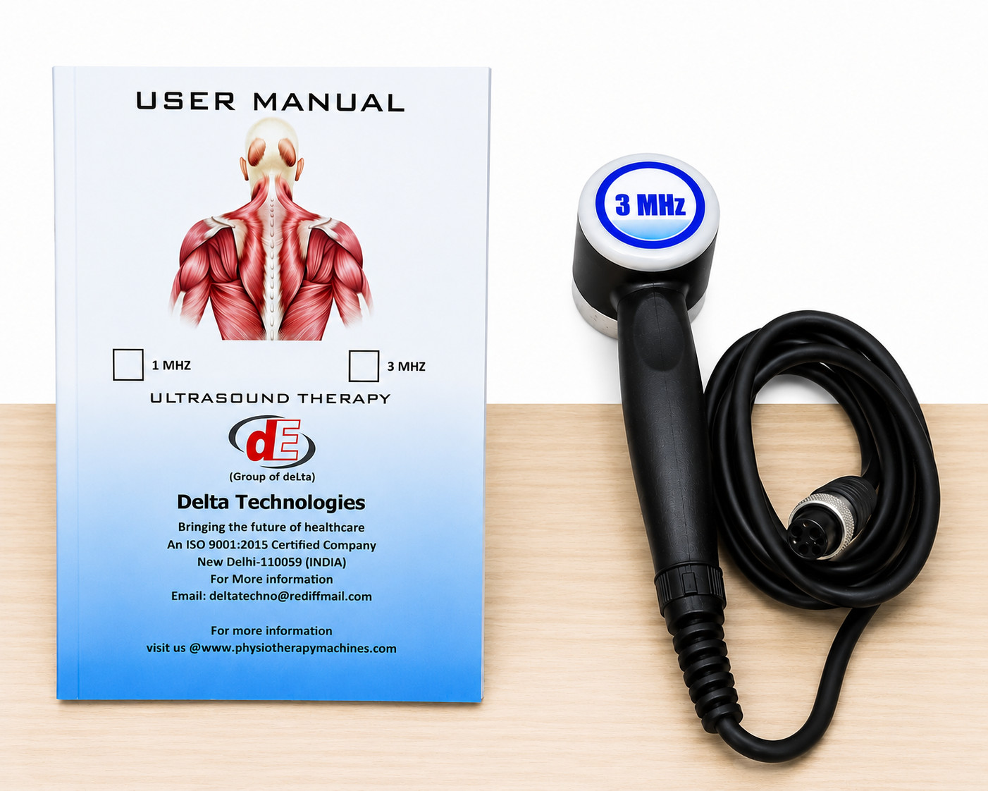 3 Mhz Ultrasound Therapy Machine With Best Black Handle Delta Digi : S