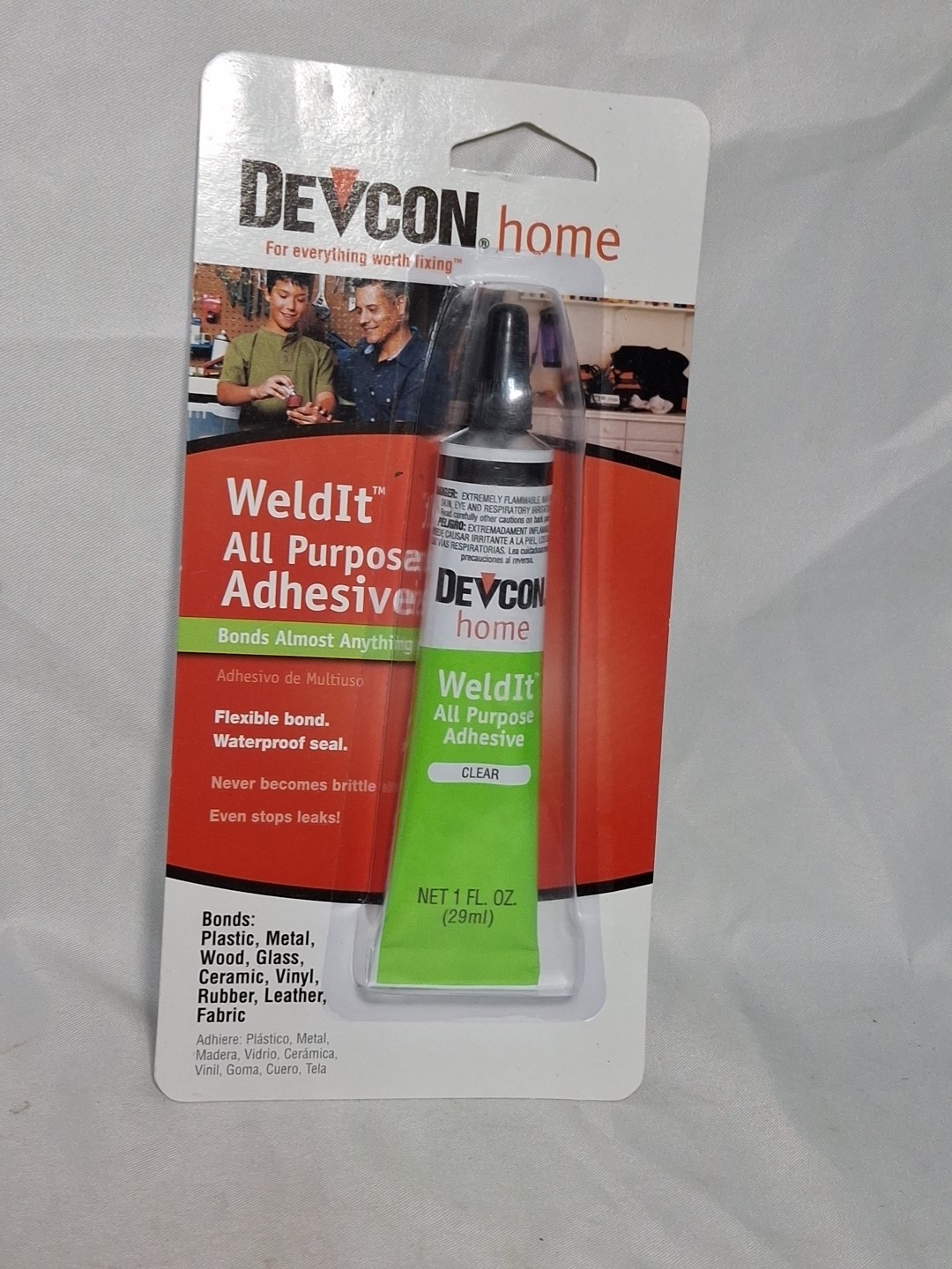 Devcon Weld-It Cement 1 oz – Heavy Duty Plastic Weld Adhesive Glue