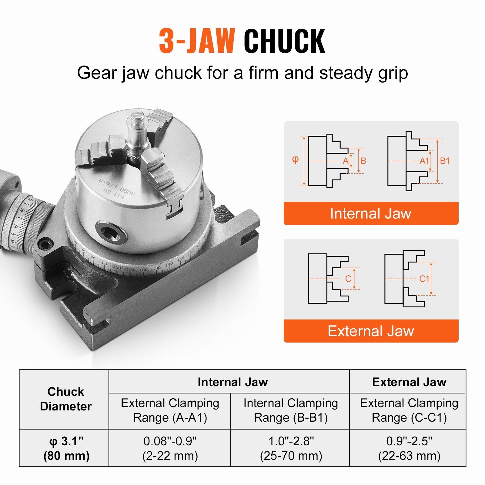 100mm 4 in Horizontal Vertical Rotary Table for Machining and Milling