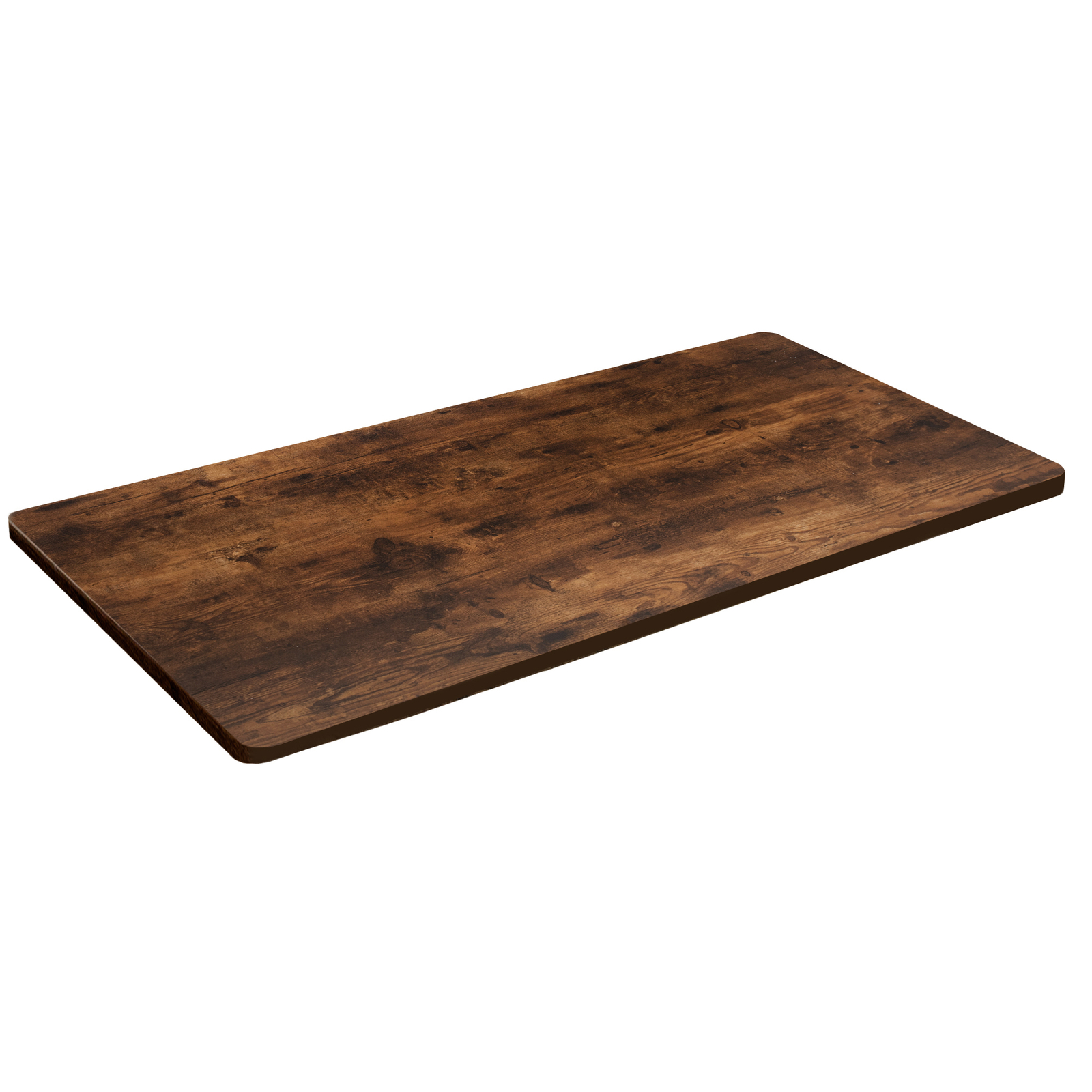 VIVO Rustic Vintage Brown 43×24 inch Universal Tabletop for Sit Stand Desk Frame