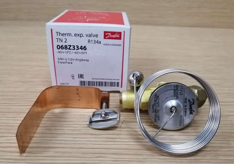 1PC- Danfoss 068Z3346 Thermostatic expansion valve, T 2, R134a/R513A- Brand New
