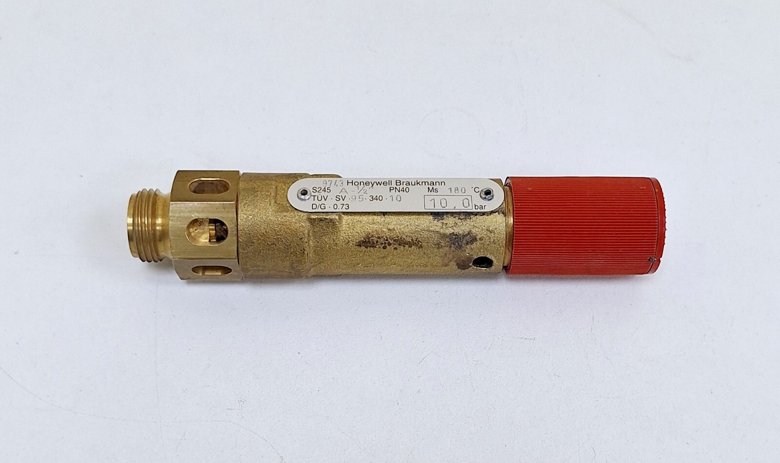 Honeywell Braukmann S245 A-½ ” Compressed Air Pressure Relief Valve 10 bar