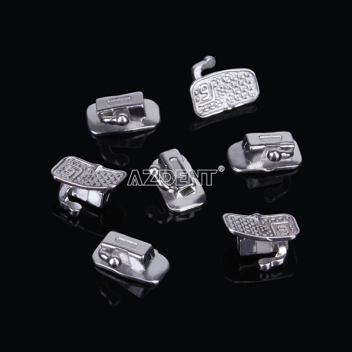 Dental Orthodontic Buccal Tube Roth 0.022 1st Molar Bondable Monoblock Non-Conv