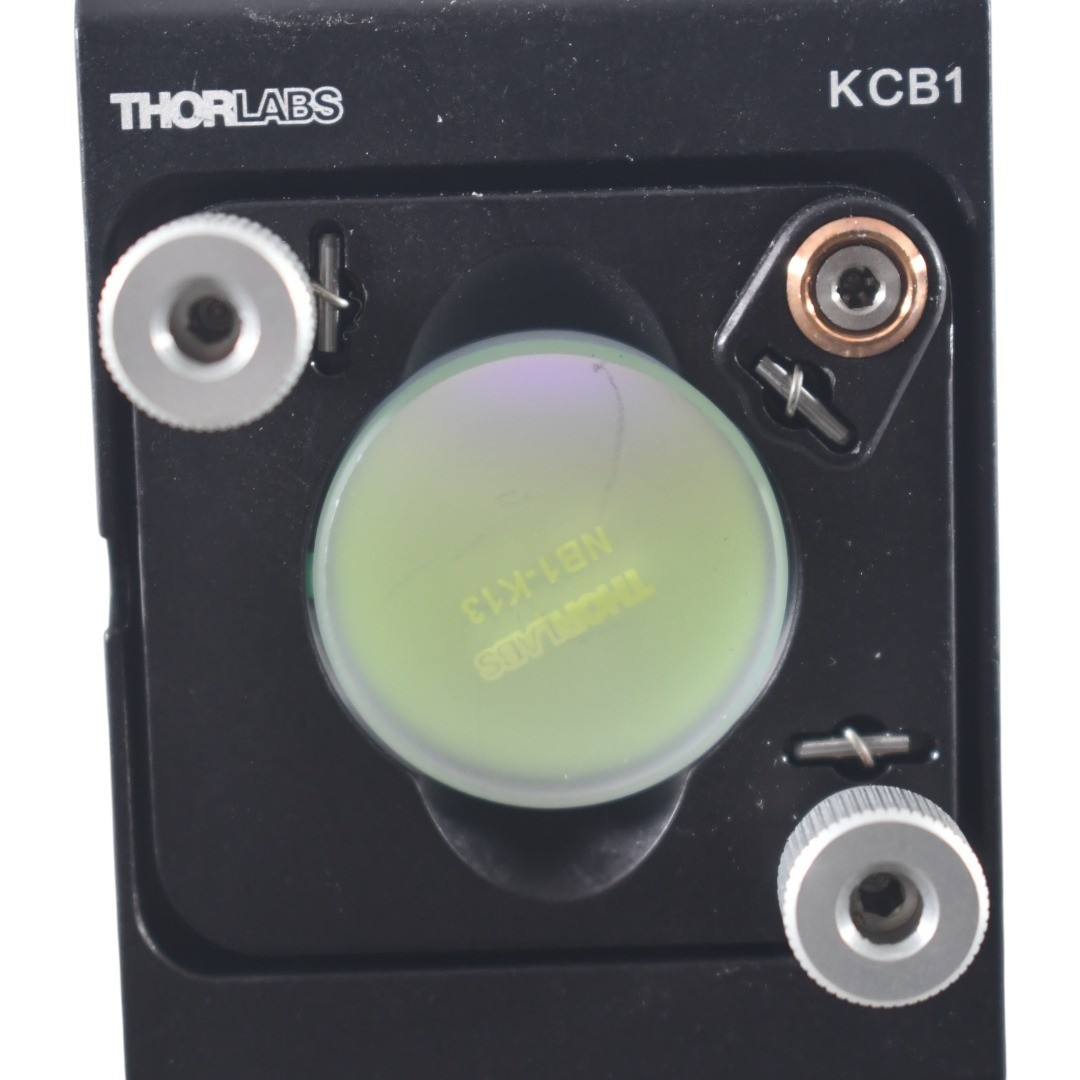 Thorlabs KCB1 Right Angle Kinematic Mirror Mount 30 mm Cage SM1 with Nd YAG Mirr