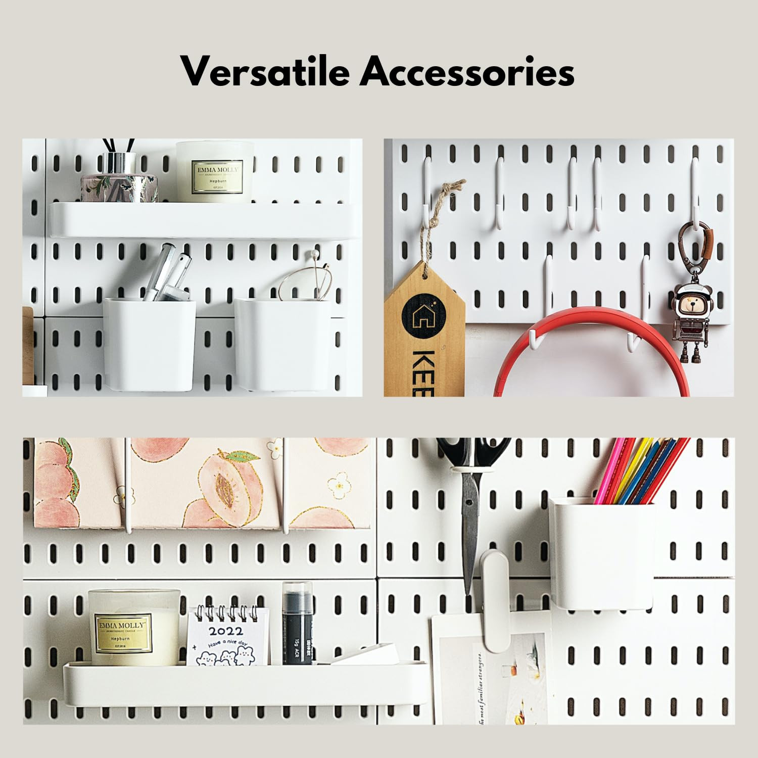 Pegboard Combination Kit, Pegboards and Accessories Modular Hanging for Wall …