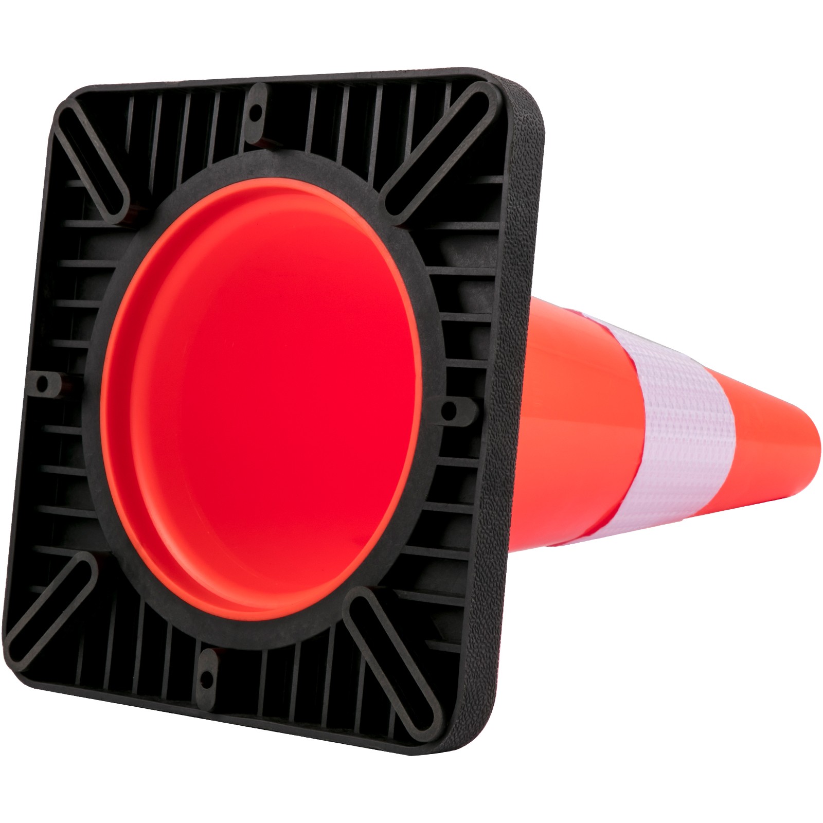 VEVOR 5 PCS Safety Cones Traffic Cones 18″ Orange Reflective Collars Road Cones