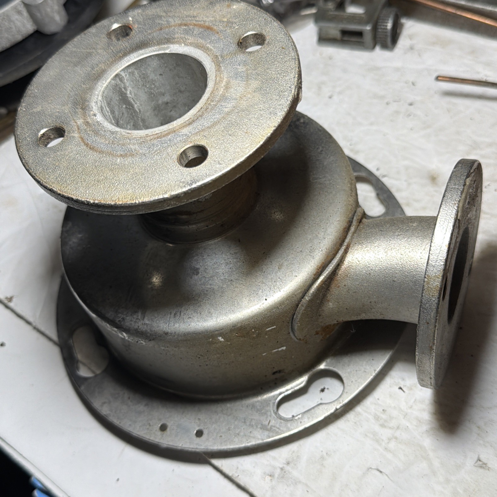 ASP American Stainless Pumps JSP4V Pump Head FLANGE W/Bolts and Impeller.