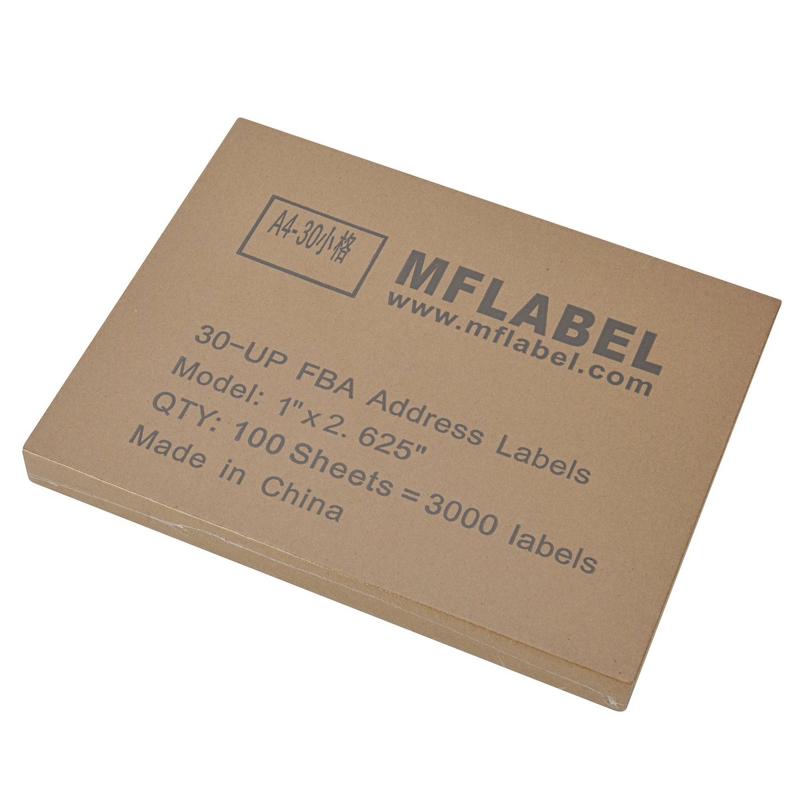 1 x 2 5/8 15000 Address Shipping Labels Laser Injet Adhesive 500 Sheet 2.625 x 1