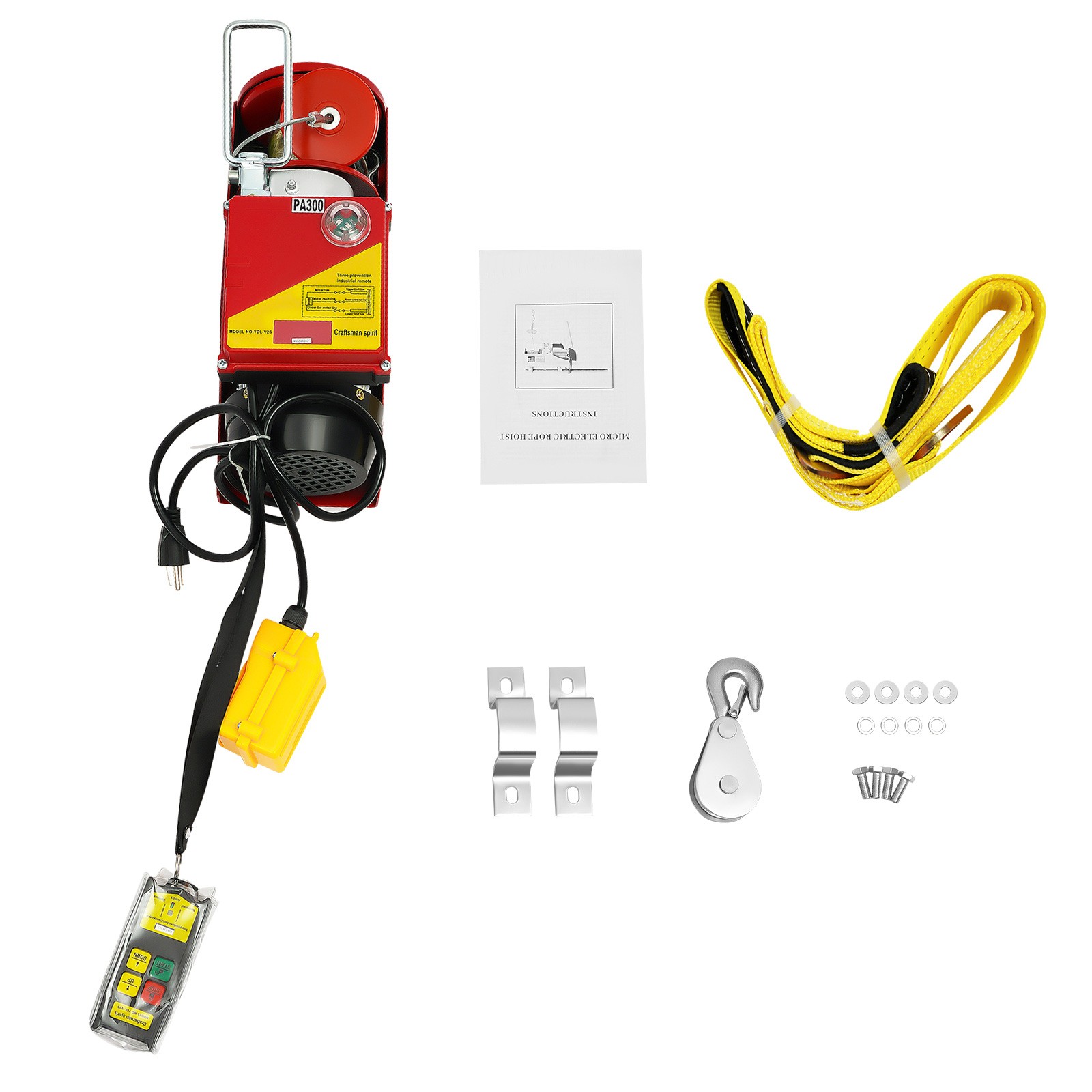 Electric Hoist Factories Warehouses Electric Lifting Hoist & Remote Control