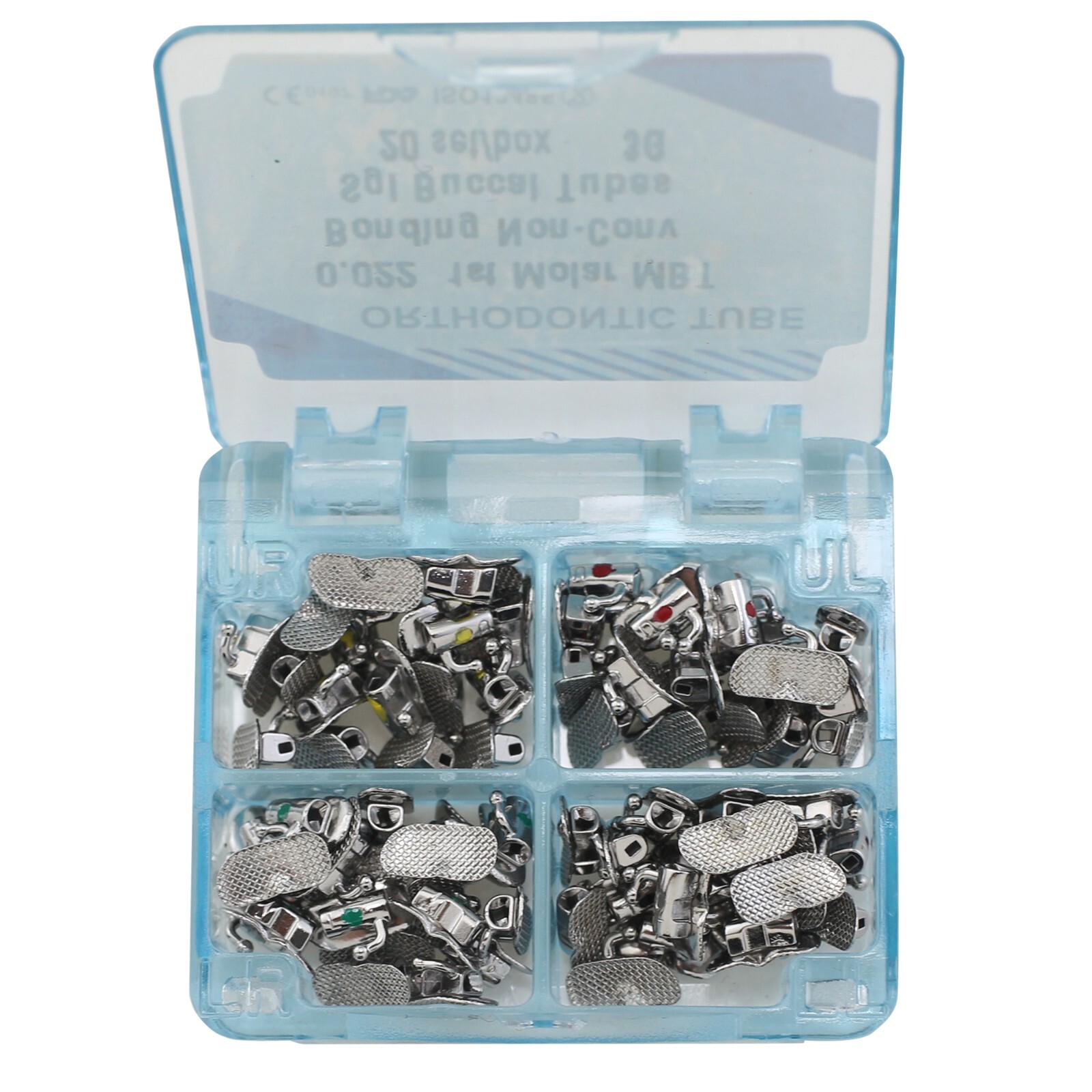 20 Sets Dental Orthodontic Buccal Tubes 1st 2nd Molar Roth MBT 0.022 Bondable 3G