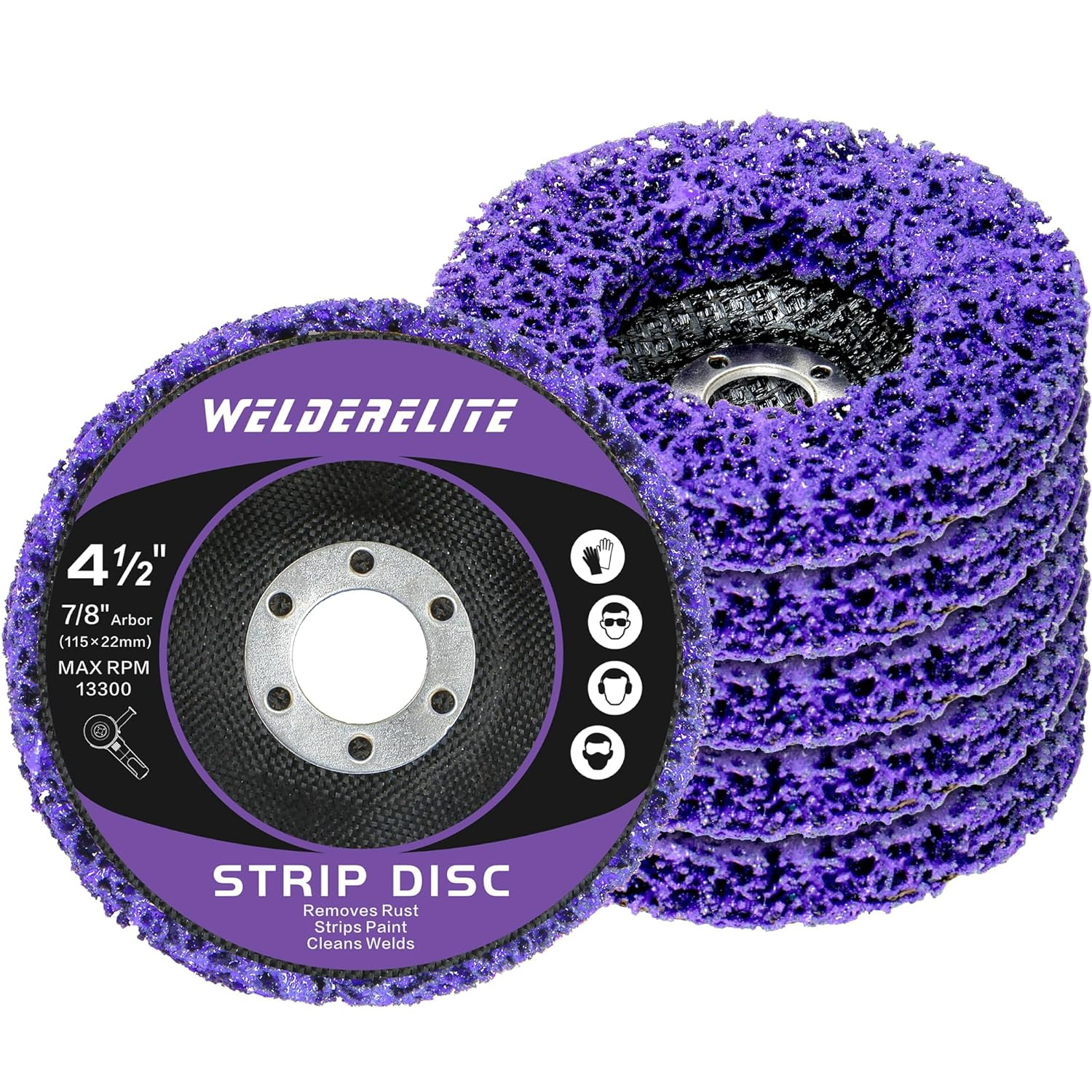 6-Pack Paint Stripper Discs for Angle Grinder 4-1/2 Inch Rust Removal Metal Grin