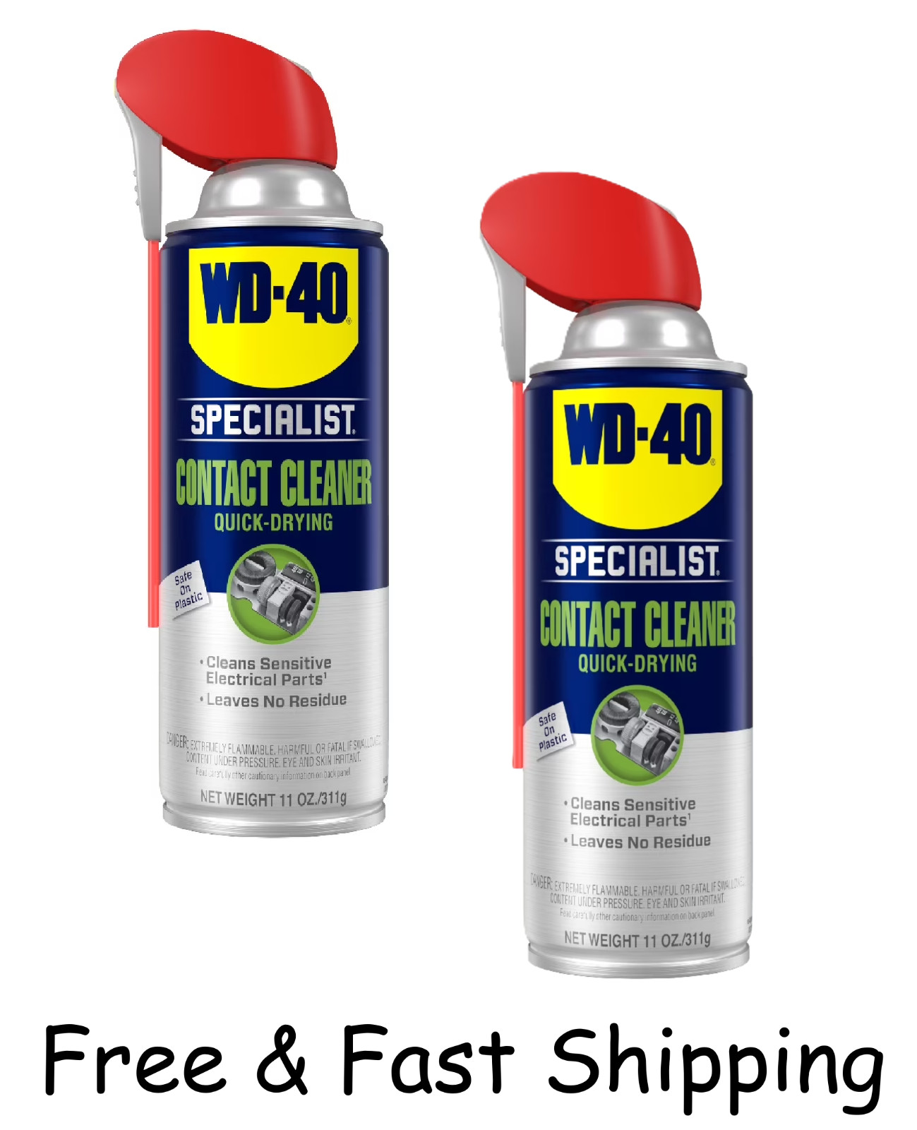 WD-40 Specialist Electrical Contact Cleaner, 11 oz, 2 Pk