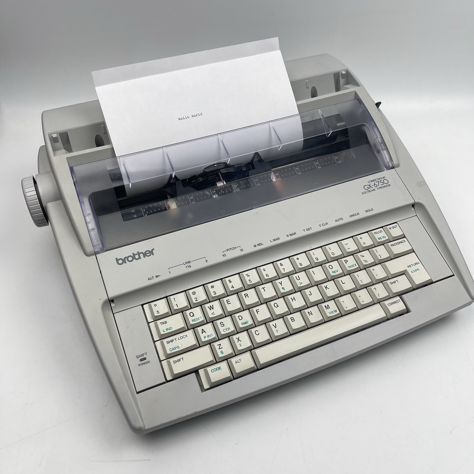 Brother Correctronic GX-6750 Electronic Typewriter – Preowned