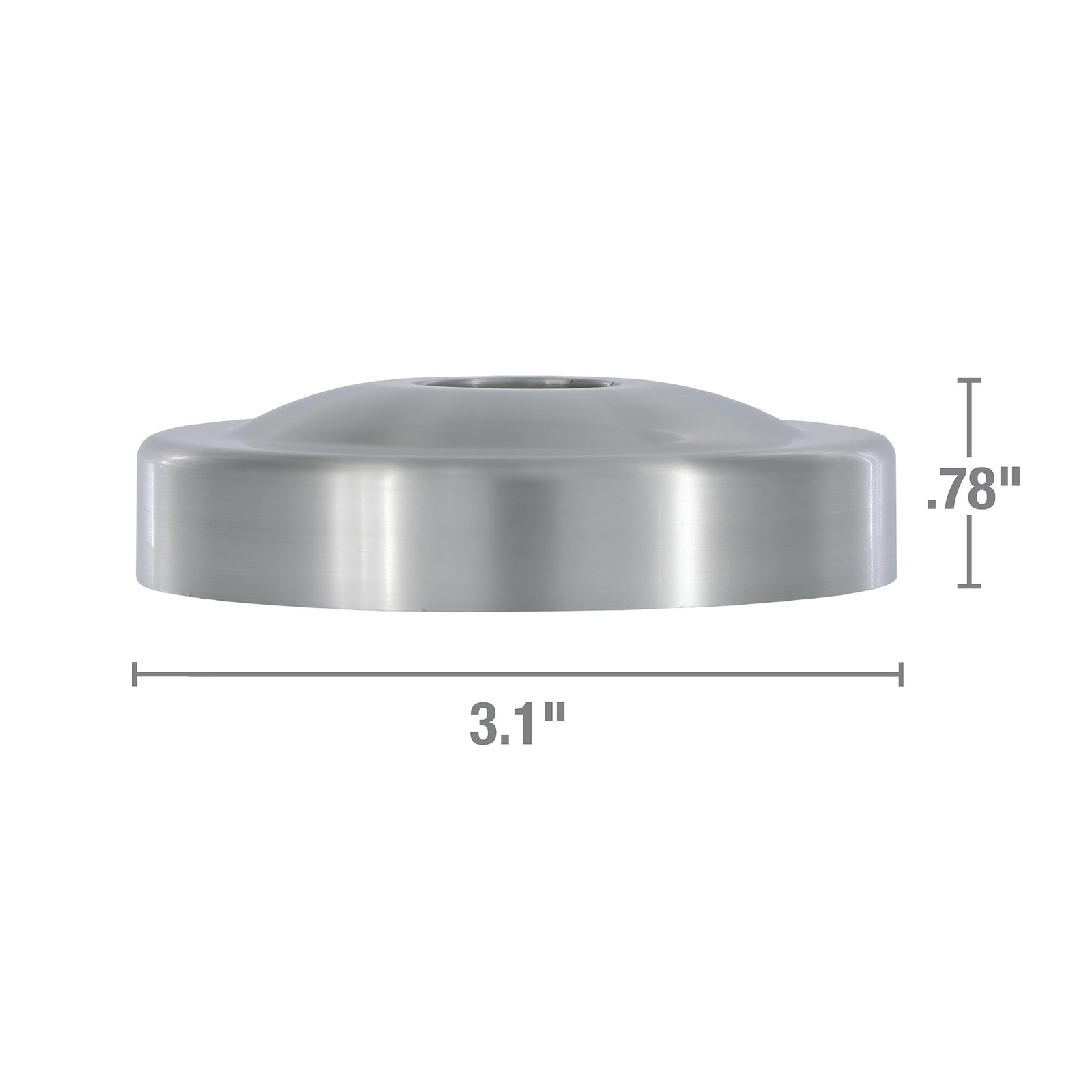 Danco 12006 Shower Arm Stabilizer Bracket and Flange No Size, Brushed Nickel