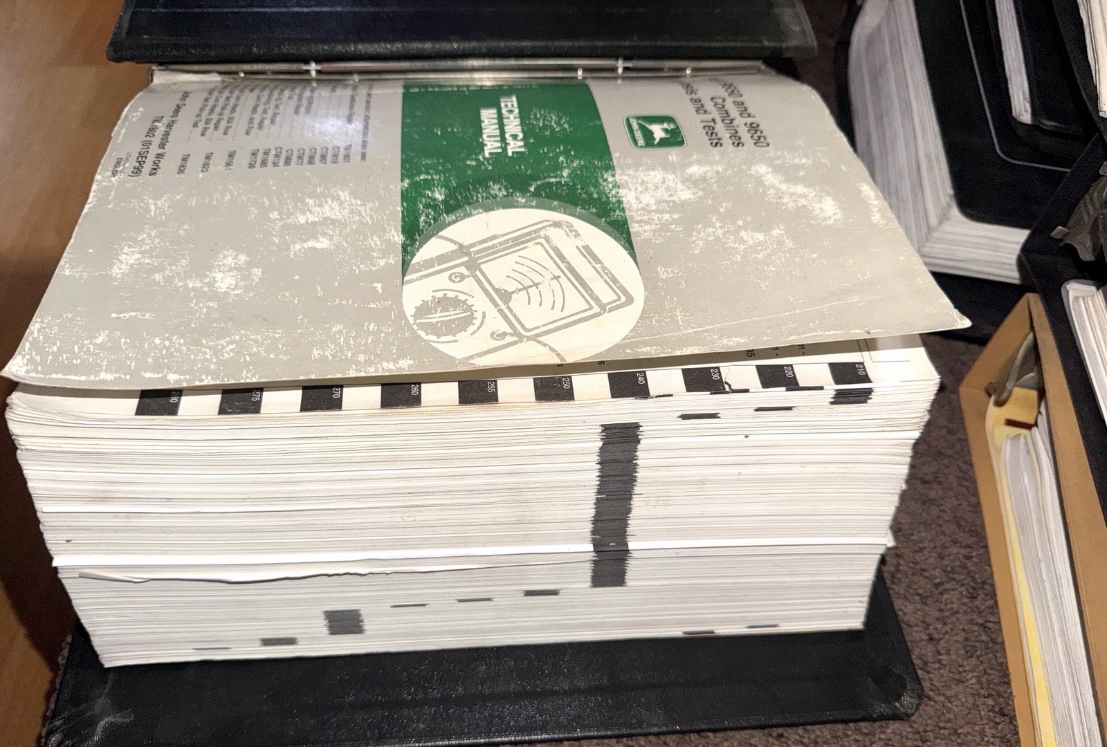 John Deere 9450 9550 9650 Combine Technical Diagnosis Tests Manual TM1802 2100pg