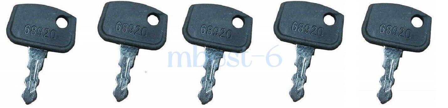 5 Kubota Equipment RTV Utility Ignition Keys B BX F GR ZD RTV500 RTV900 68920