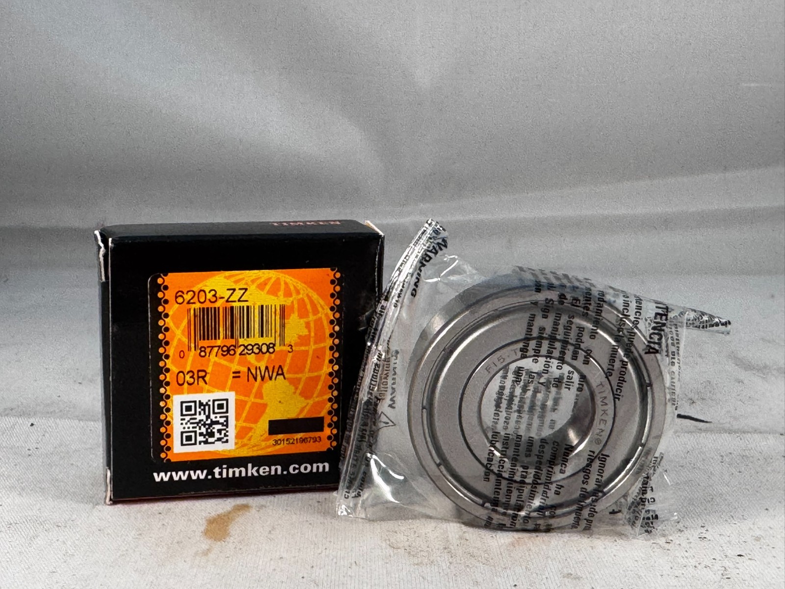 USA TIMKEN 6203-2Z Double Metal Seal Ball Bearings