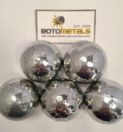 Zinc Balls (5 pounds | 99.9+% Pure) Raw Zinc Metal by RotoMetals