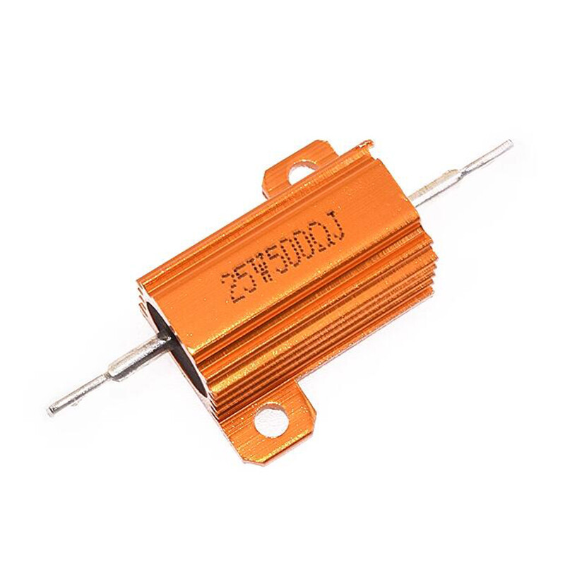 RX24 10W 25W 50W 100W Aluminum Metal Housing Heavy Duty Resistance 0.1Ω to 100KΩ