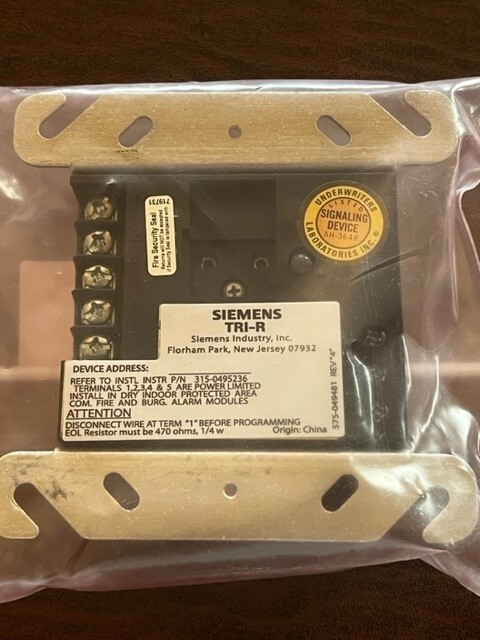 SIEMENS TRI-R RELAY MODULE (150+ AVAIL.) “NO PEN MARKS” PLASTIC OR METAL HOUSING