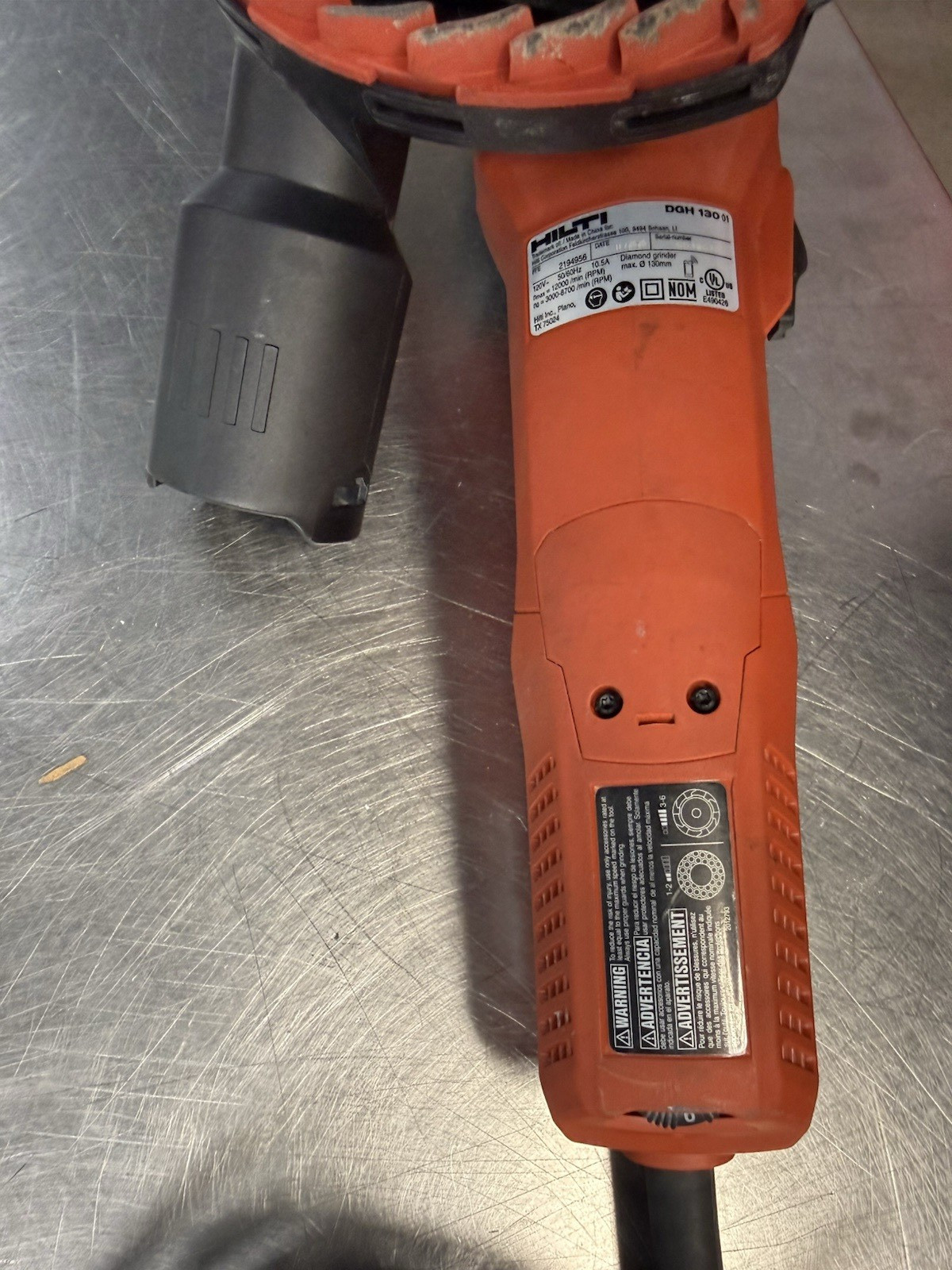 HILTI DGH 130 Electric Diamond Concrete Grinder WITH GRINDING WHEEL EXCELLENT