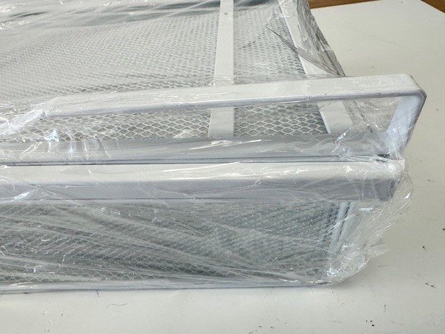 Wall/Shelf Metal Wire Organizer Baskets (2)
