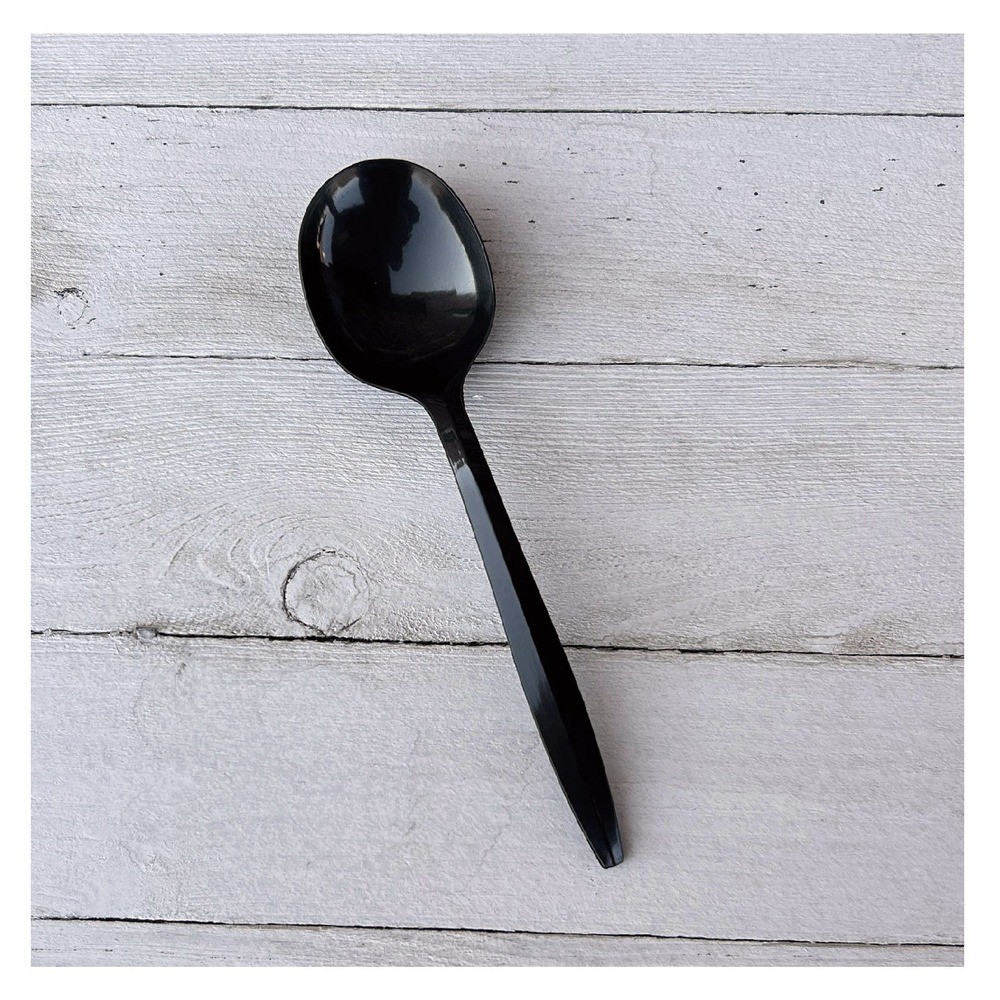 Boardwalk SOUPBLMW Polypropylene Soup Spoon Cutlery – Black (1000/Carton) New